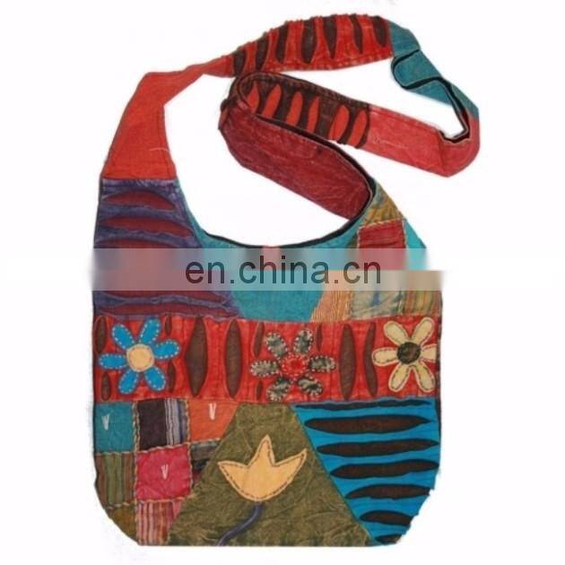 Hippie Hobo Sling Cross body Cotton Bag manufacturer