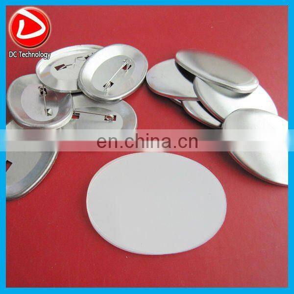 oval pin button machine of 69*45mm oval badge moulds with metal slide