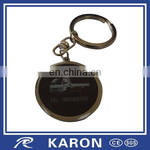 custom printed keychain hotel key tag