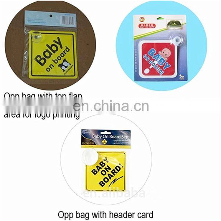 Car gifts custom plastic car sign / warning sign