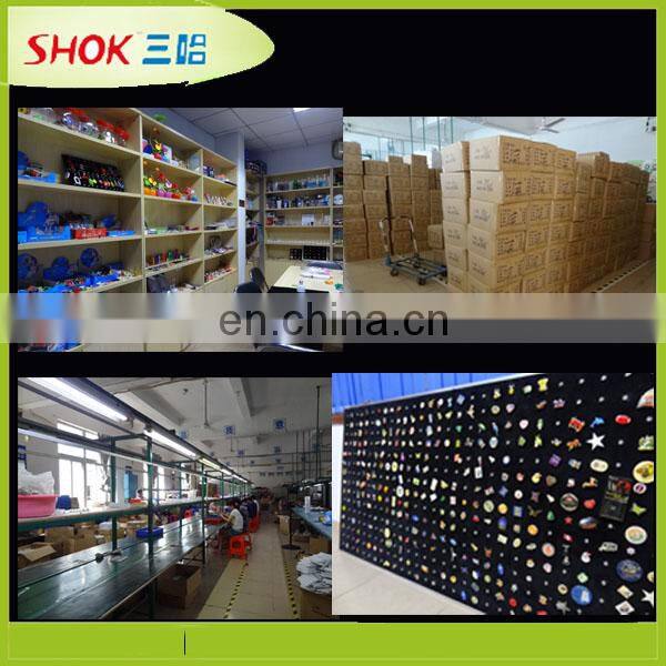 2015 novelty different shape customized led flashing badges for garment