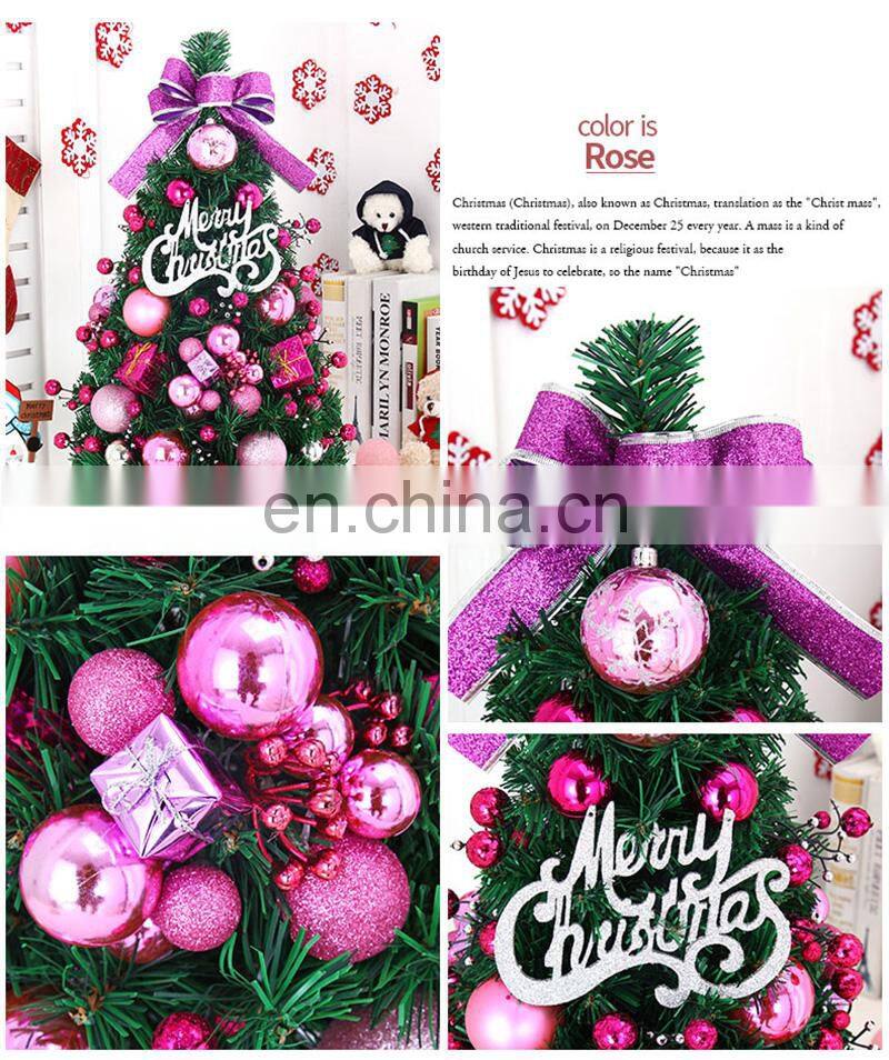 Cheap Small Decorated Table Top Christmas Tree for Shop Window Desktop Car Decoration XMAS Gift