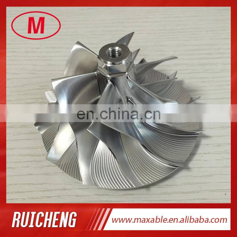 GT3788LVA 753610-0004 60.98/88.25mm 6+6 blades high performance turbo milling/aluminum 2618/billet compressor wheel Chevy 6.6L