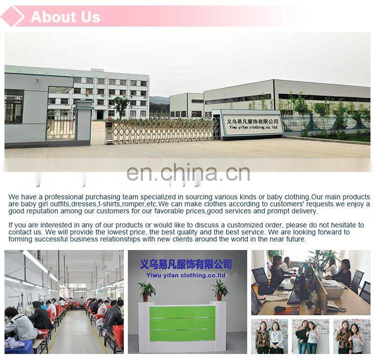 Cheap ruffle baby clothes newborn kids clothes baby girl cotton clothing boutique set