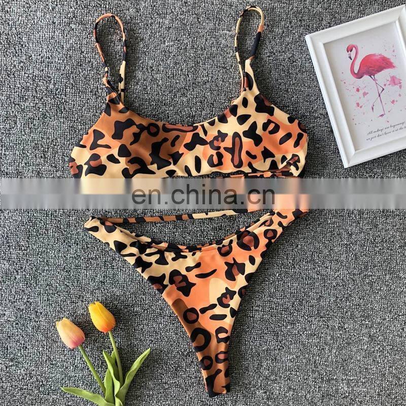 Hibkn solid bikini set push up cut out bikini Brazilian 2019 black swimsuit monokini biquini women swimsuits Swimsuit Female