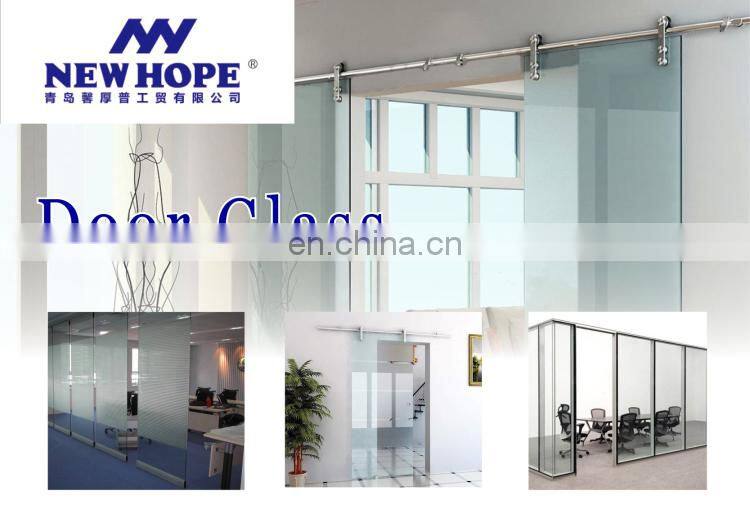 Glass Deep Processing Manufacturer Clear Flat Glass For Swing Meeting Room Door