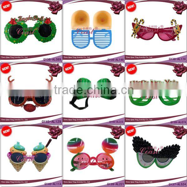 Multicolor pointed horn rimmed dance party wear gift eyeglasses