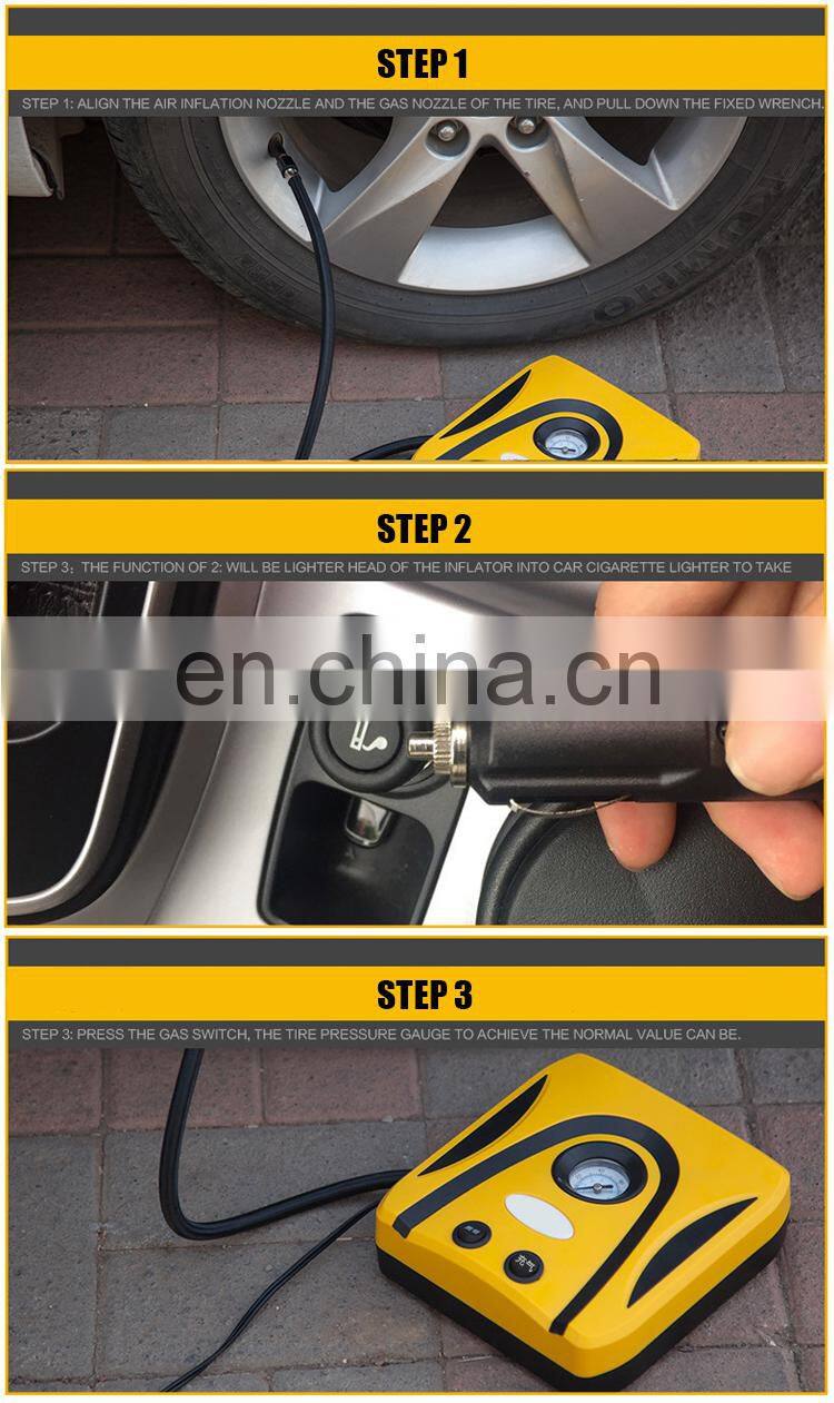 Electric Air Compressor  Pump 12V Tire Inflator
