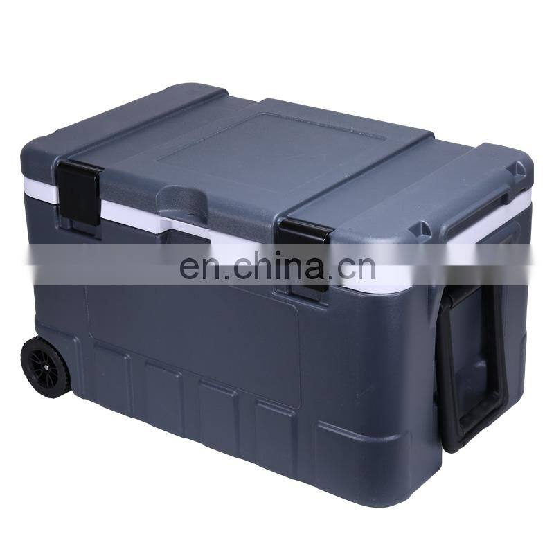 GINT 65L Hot Selling Beach Party Fishing Ice Chest Big Cooler Box with Wheels