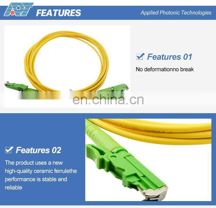 High quality outdoor fiber patch cord drop cable om1 om2 om3 om4 jupmer wire fiber optic patchcord for ftth fiber optic
