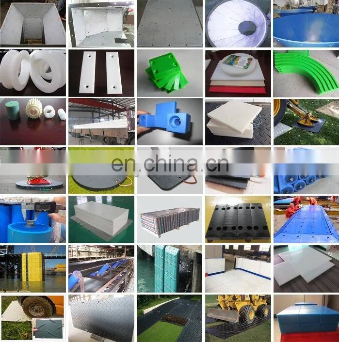 Custom Large Curved Sliding Guide Rail POM Plastic Track for Chain Roller