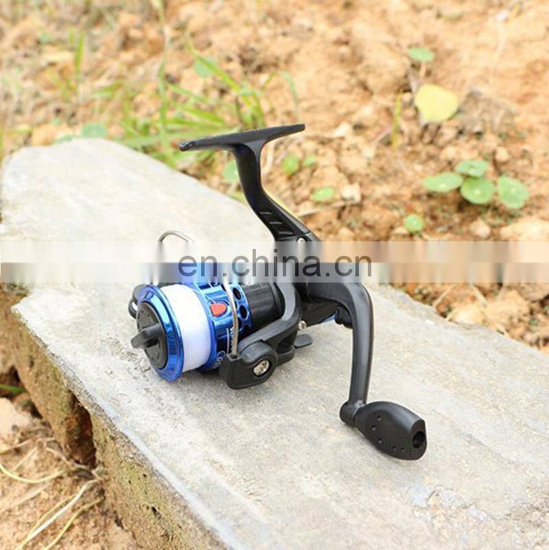 In Stock Wholesale Good Price Plastic 3BB 150g 5.2:1 Spinning Fishing Reel With Nylon Fishing Line