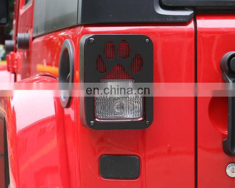 J216 for jeep for wrangler JK headlight taillight parking light bracket cover for Jeep grille