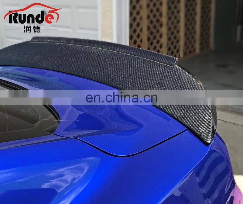 Runde Car Modification Parts Carbon Fiber Resin Material Trufiberya Rear Spoiler Suitable For 2015-2020 Ford Mustang rear spoiler