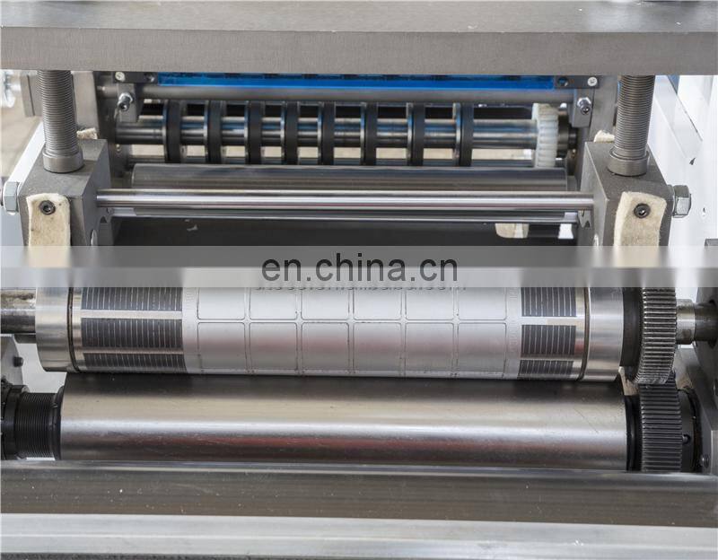 USK420 Automatic Blank Label Vinyl Sticker Rotary Magnetic Cylinder Die Cutting Slitting and Rewinding Machine