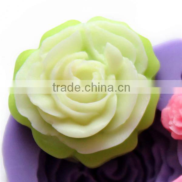 3D Silicone Candy Fondant High Quality Veined Cake Decoration Flower Silicone Molds