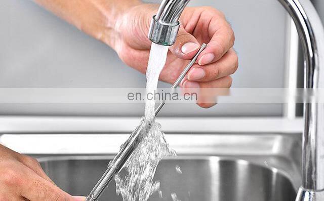 Telescopic Stainless Steel Yerba Mate Straw Spoon with Cleaning Brush