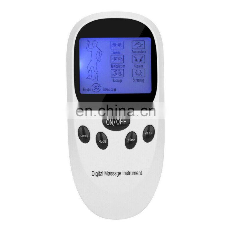 Electric Tens Unit Machine Pulse Massager Full Body Muscle Stimulator Therapy