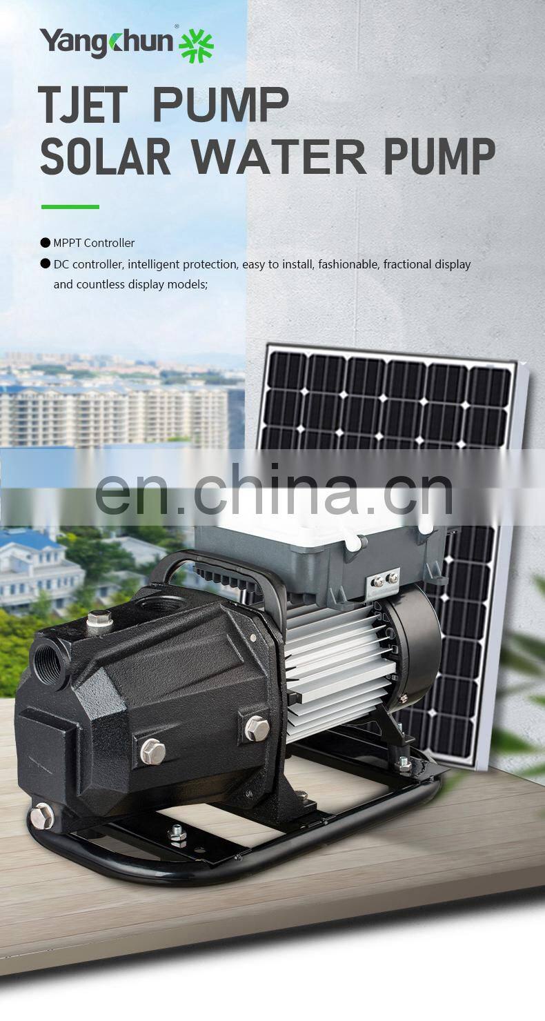 High Efficiency 1Hp Self-Priming Jet Solar Water Pump With Panel