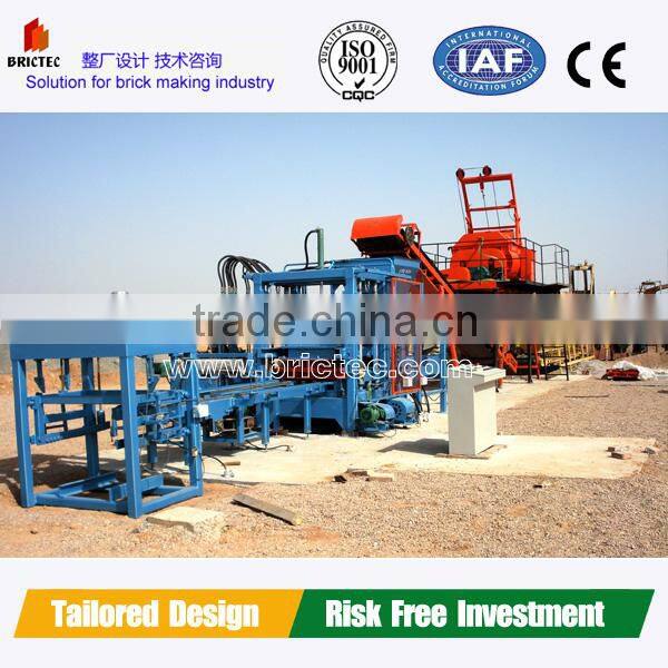 High quality Concrete Block Forming Machine and Paving brick production line