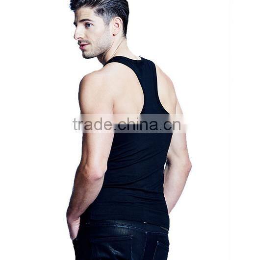 Blank Gym Mens Stringer Tank Top Wholesale/Elastic Tank top underwear