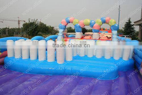 factory supply 0.55mm pvc event activity giant inflatable playground
