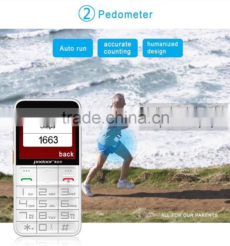 Health mobile phone with heart rate and blood oxygen monitor mobile phone display