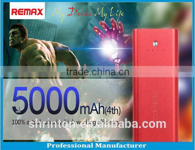100% 5000mah Treval and USB charging power bank