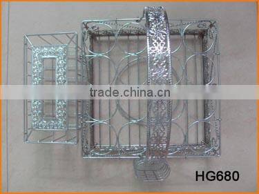 HG681 Wire Made Chrome Plated Tissue Box