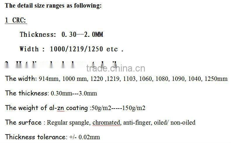 zincalume galvalume for building material from factory