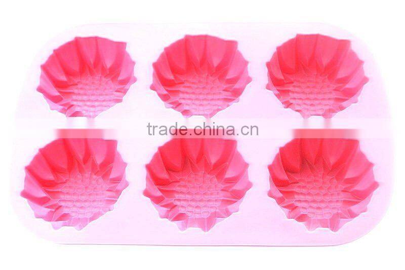 popular flower silicone soap molds