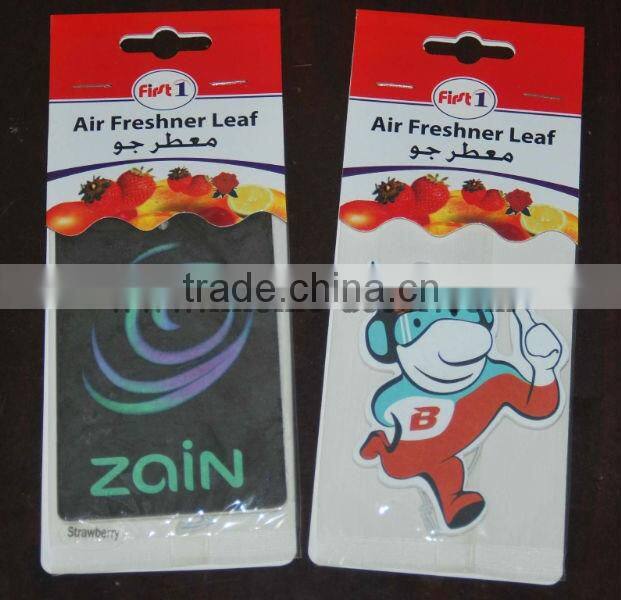 cheapest paper air freshener,hello kitty paper air freshener for car decoration &promotion gift