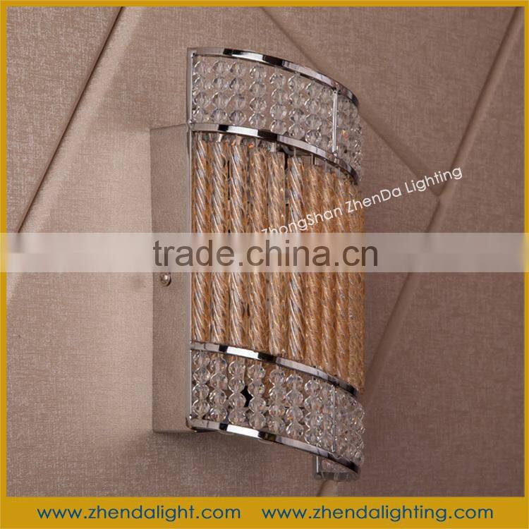 unique design crystal glass and metal wall art decor