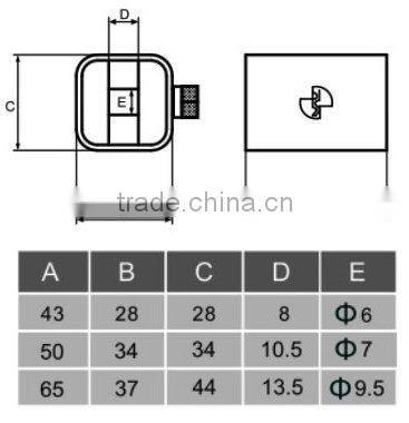 Brass Keys Hardened Steel Chain Lock for Door