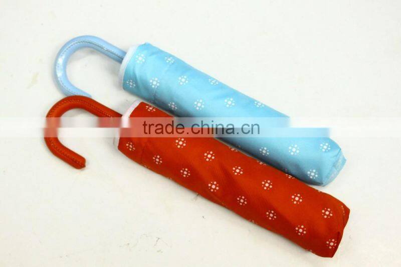 High Quality 3-section aluminium mini umbrella