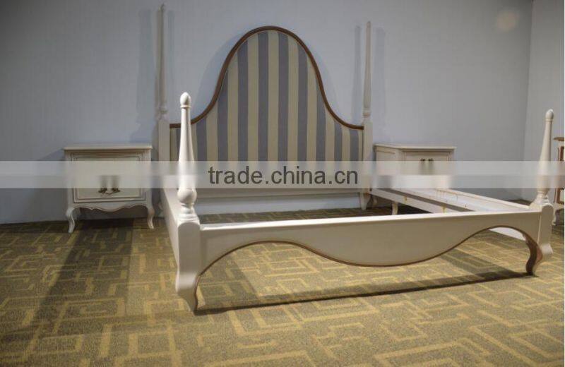 China Manufacturer wholesale leather bed luxury hotel bedroom bed