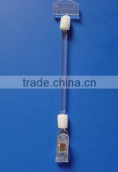 PVC Double Clips with plastic line for POP sign