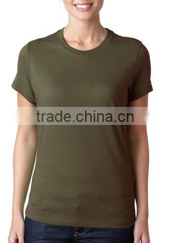 plain 95 cotton /5 elastane short sleeves t-shirt