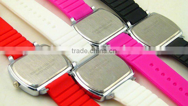 Hot Sale Colorful Silicone Fashion Sport Lady Bangle Watch