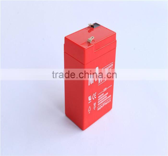 6V4AH Sealed rechargeable battery for Argentina LED Light