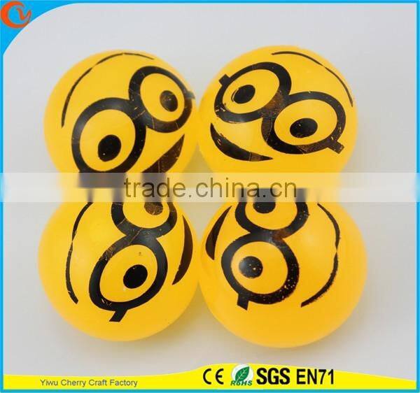 Hot Selling High Quality Novelty Design Emoji with Flying Kiss Face Splat Ball Toy