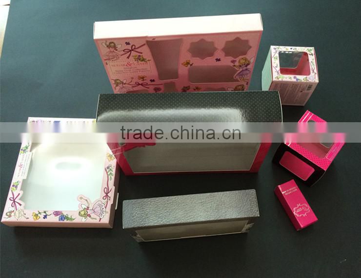 2015 Professional custom luxury, colorful comestic boxes