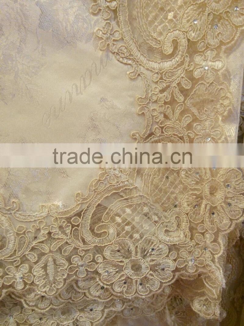 Jacquard cording embroidery tablecloth