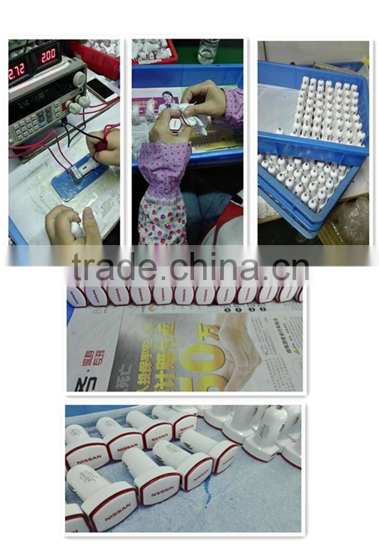 REYON PC fireproof mini dual usb 2.4A car charger for asus vivobook with LED indicator