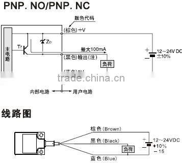 F3N 3L Square Proximity Sensors, Proximity switch