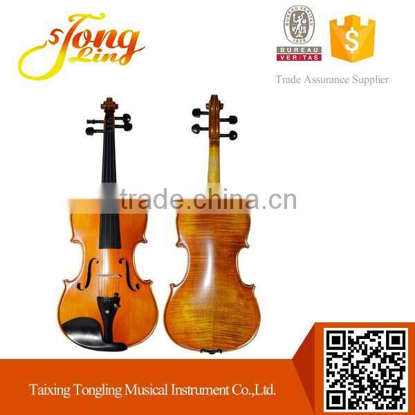 Violin From China Matte Color Maple Wood Violin With Full Size TL003-2