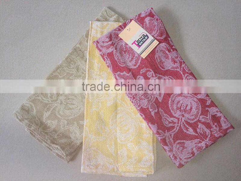 custom jacquard 100% cotton kitchen towel
