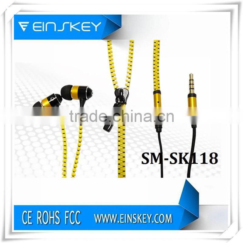 2015 new design super bass colorful earphone for mobile phone mp3 music