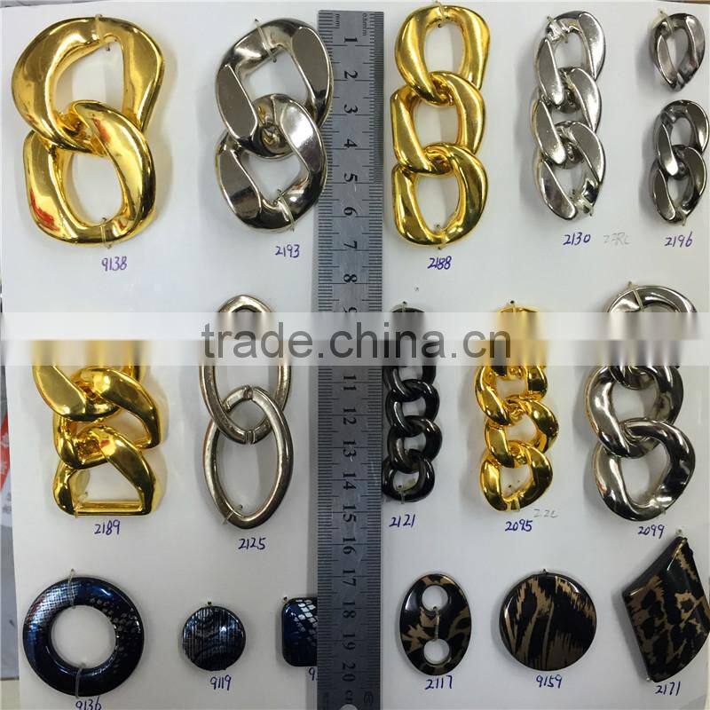 Plastic chain,jewelry accessories,popular bag accessories