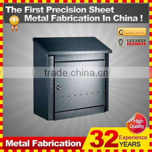 32 years experience wall mounted lockable stainless steel mail box